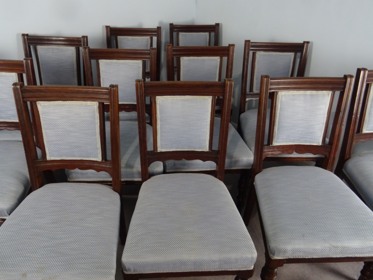 A Superb Set Of 12 Maple and Co. London Mahogany Dining Chairs (20).JPG